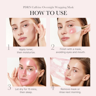 [MEDICUBE] PDRN Pink Caffeine Night Wrapping Mask 75ml